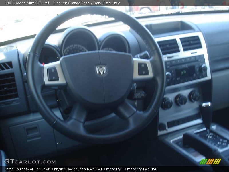 Sunburst Orange Pearl / Dark Slate Gray 2007 Dodge Nitro SLT 4x4