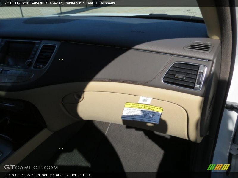 White Satin Pearl / Cashmere 2013 Hyundai Genesis 3.8 Sedan