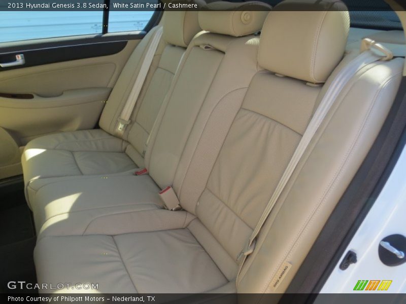 White Satin Pearl / Cashmere 2013 Hyundai Genesis 3.8 Sedan