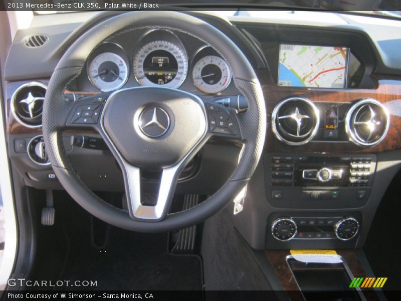 Polar White / Black 2013 Mercedes-Benz GLK 350