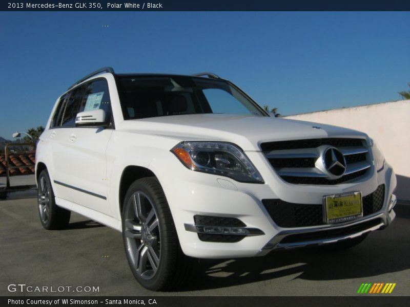 Polar White / Black 2013 Mercedes-Benz GLK 350