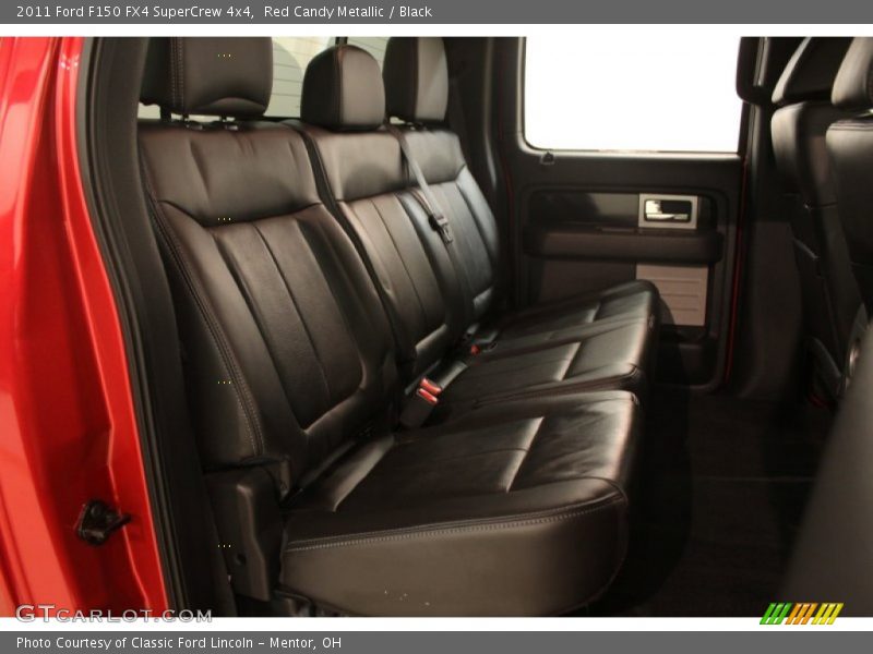 Rear Seat of 2011 F150 FX4 SuperCrew 4x4