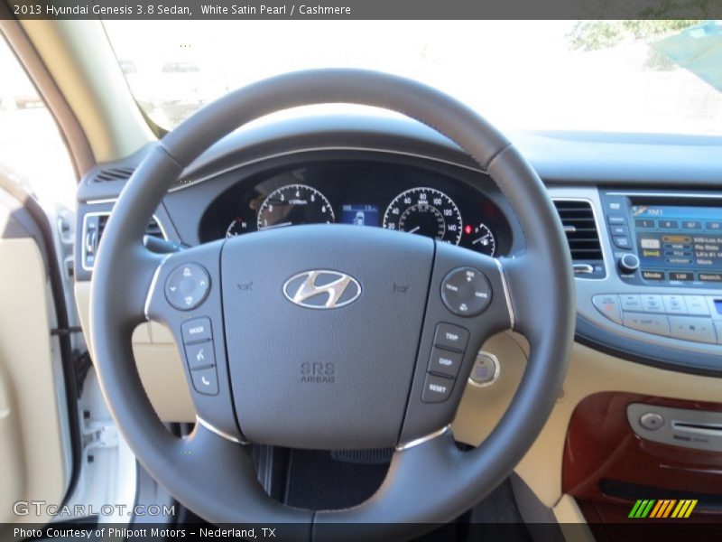 White Satin Pearl / Cashmere 2013 Hyundai Genesis 3.8 Sedan