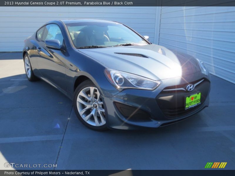 Parabolica Blue / Black Cloth 2013 Hyundai Genesis Coupe 2.0T Premium