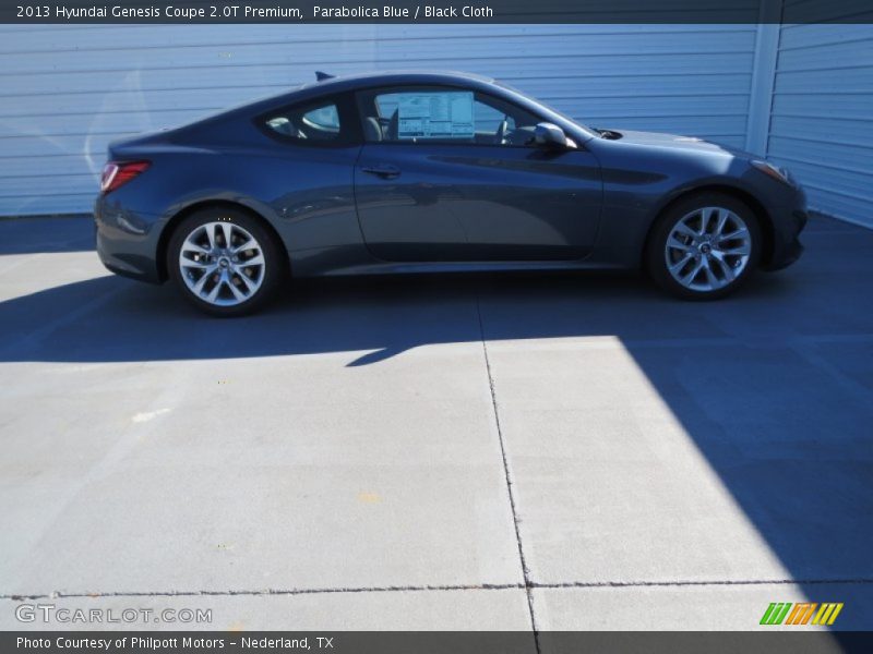 Parabolica Blue / Black Cloth 2013 Hyundai Genesis Coupe 2.0T Premium
