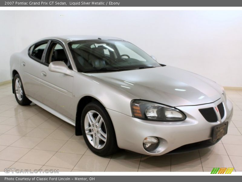 Liquid Silver Metallic / Ebony 2007 Pontiac Grand Prix GT Sedan