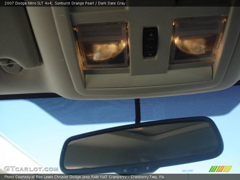 Sunburst Orange Pearl / Dark Slate Gray 2007 Dodge Nitro SLT 4x4