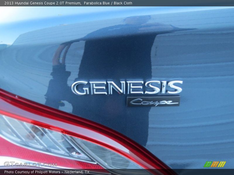 Parabolica Blue / Black Cloth 2013 Hyundai Genesis Coupe 2.0T Premium