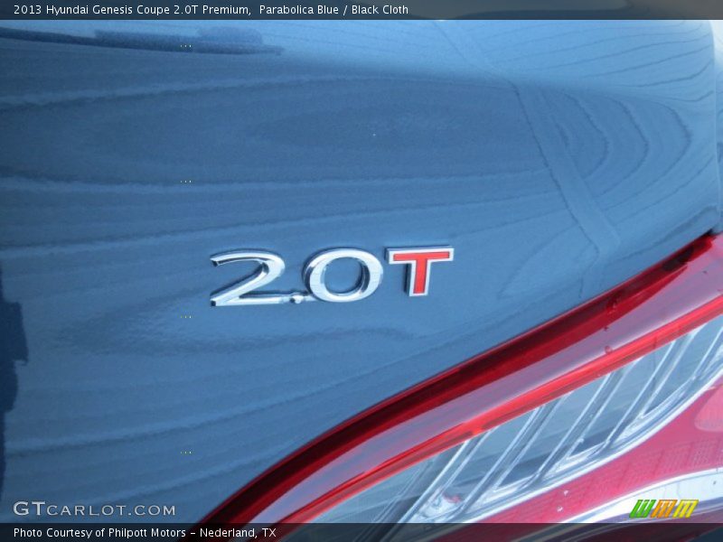 Parabolica Blue / Black Cloth 2013 Hyundai Genesis Coupe 2.0T Premium