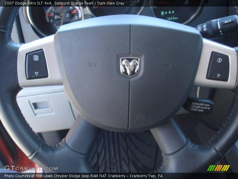 Sunburst Orange Pearl / Dark Slate Gray 2007 Dodge Nitro SLT 4x4