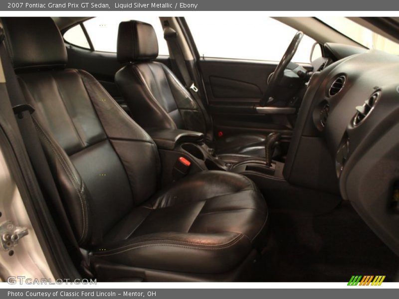 Liquid Silver Metallic / Ebony 2007 Pontiac Grand Prix GT Sedan