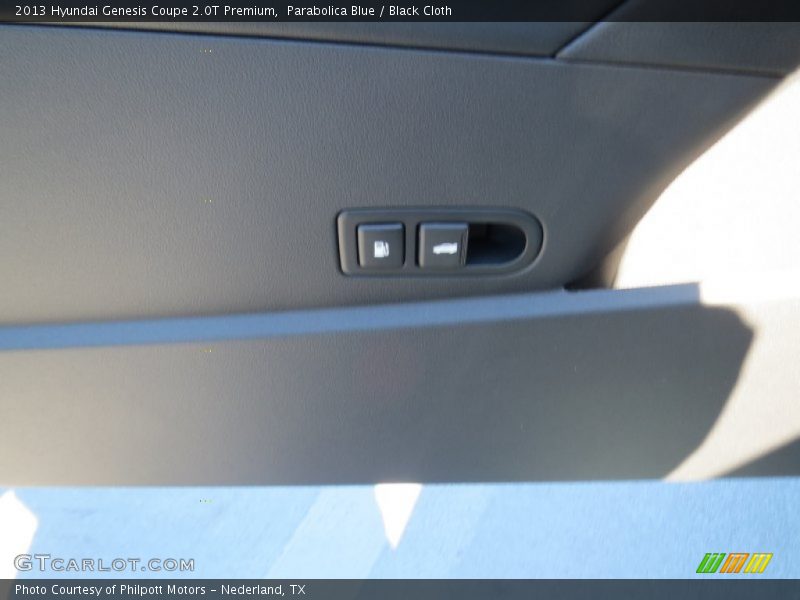 Parabolica Blue / Black Cloth 2013 Hyundai Genesis Coupe 2.0T Premium