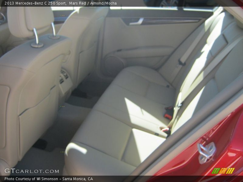 Mars Red / Almond/Mocha 2013 Mercedes-Benz C 250 Sport