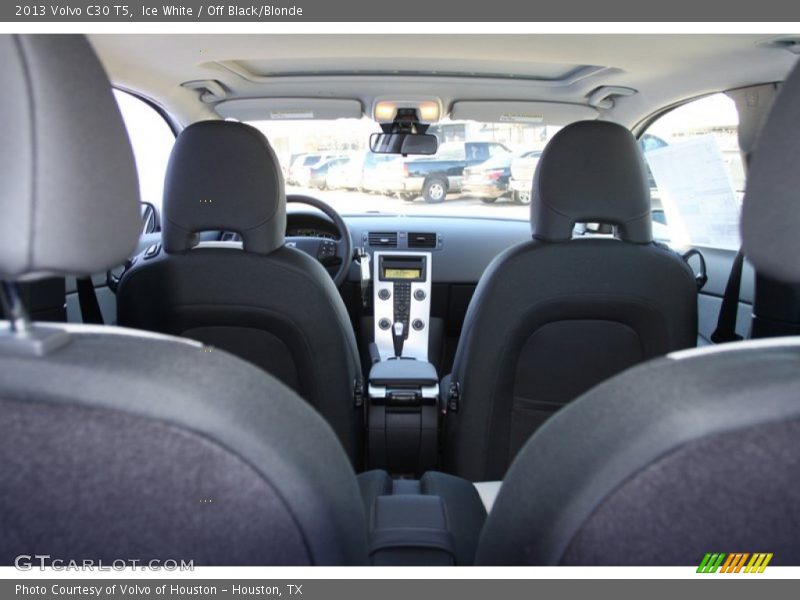 Ice White / Off Black/Blonde 2013 Volvo C30 T5