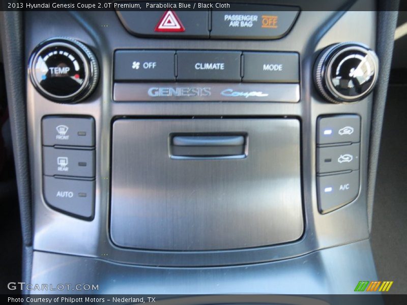 Parabolica Blue / Black Cloth 2013 Hyundai Genesis Coupe 2.0T Premium