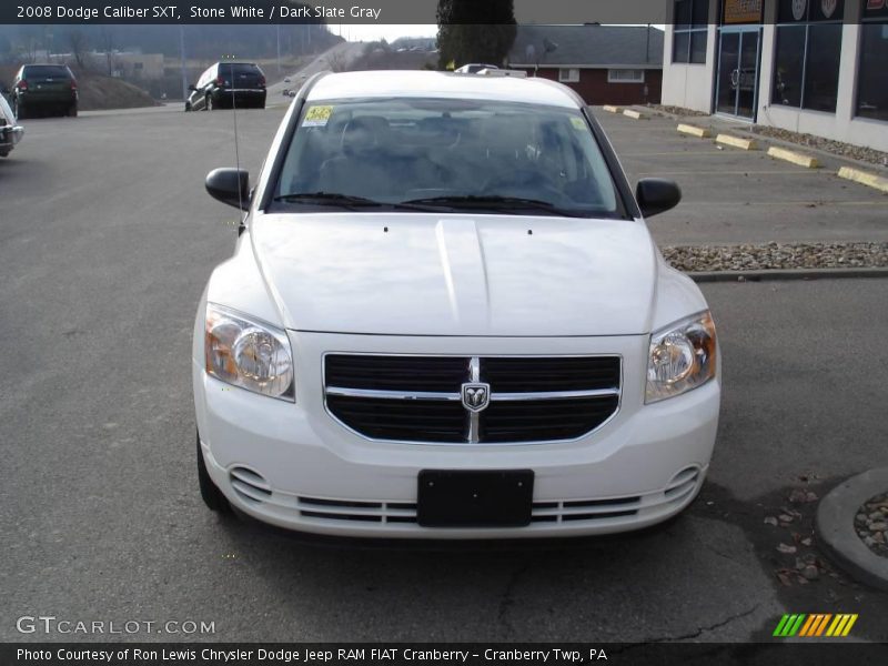Stone White / Dark Slate Gray 2008 Dodge Caliber SXT