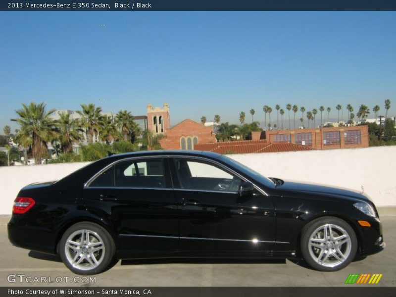 Black / Black 2013 Mercedes-Benz E 350 Sedan