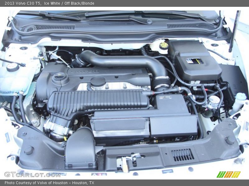 Ice White / Off Black/Blonde 2013 Volvo C30 T5