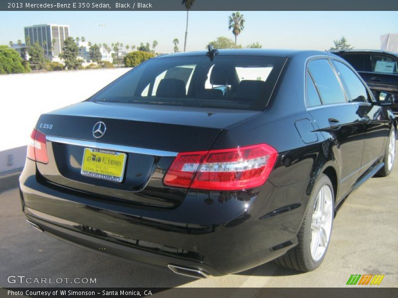 Black / Black 2013 Mercedes-Benz E 350 Sedan
