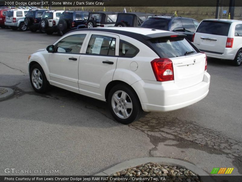 Stone White / Dark Slate Gray 2008 Dodge Caliber SXT