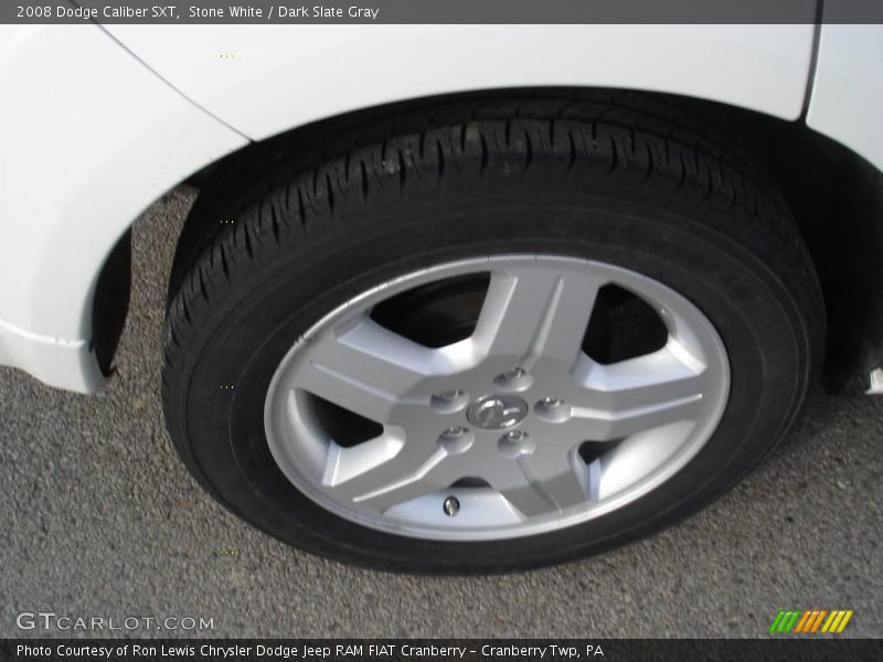 Stone White / Dark Slate Gray 2008 Dodge Caliber SXT