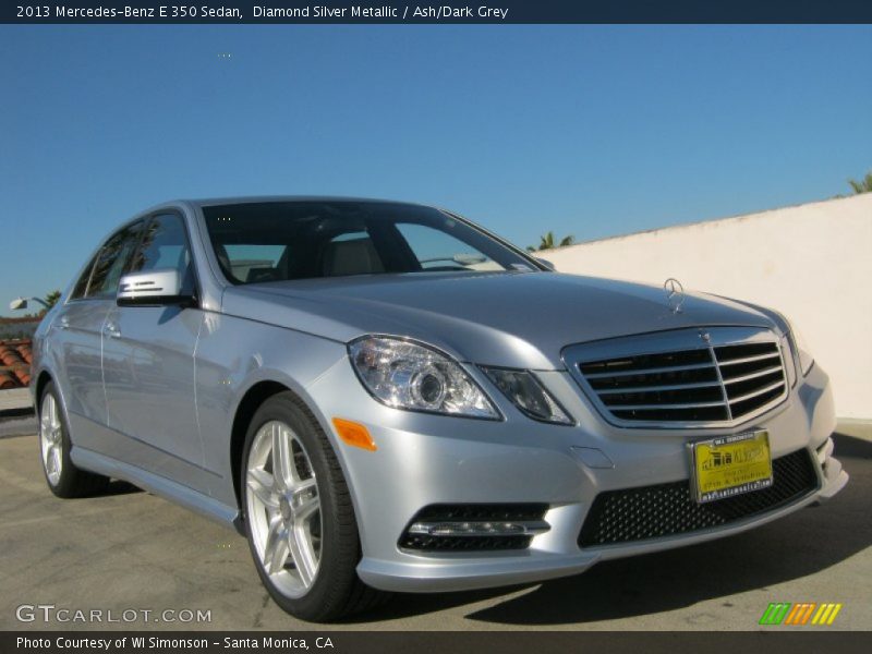 Diamond Silver Metallic / Ash/Dark Grey 2013 Mercedes-Benz E 350 Sedan