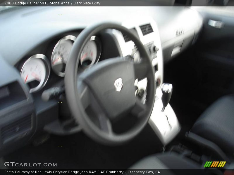 Stone White / Dark Slate Gray 2008 Dodge Caliber SXT
