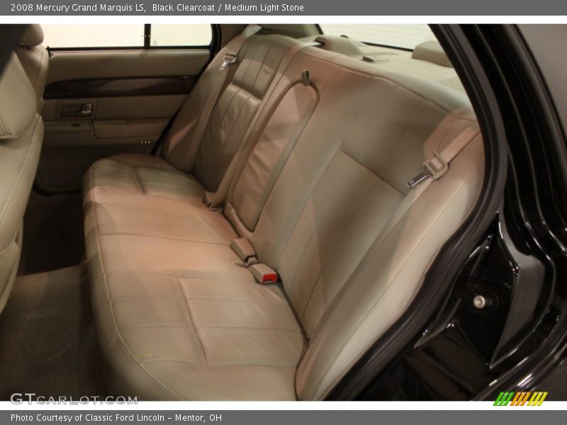 Rear Seat of 2008 Grand Marquis LS