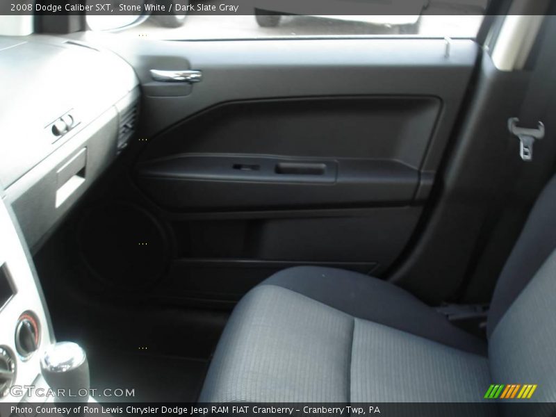 Stone White / Dark Slate Gray 2008 Dodge Caliber SXT