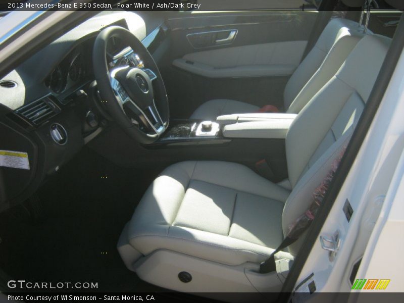 Polar White / Ash/Dark Grey 2013 Mercedes-Benz E 350 Sedan
