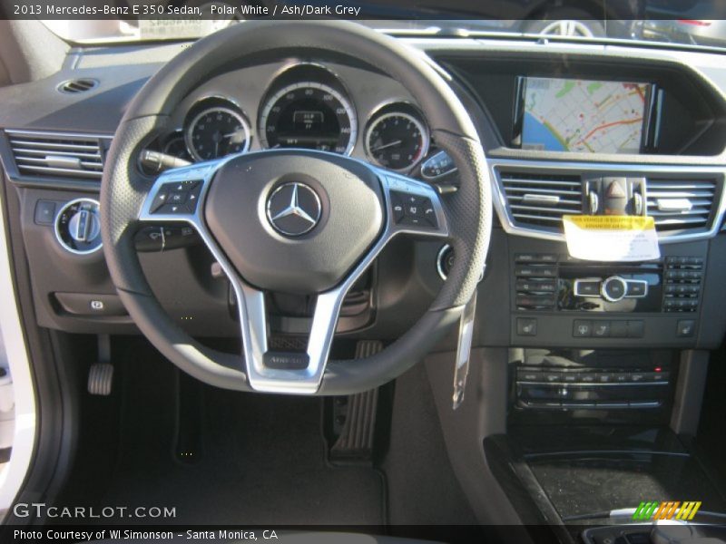 Polar White / Ash/Dark Grey 2013 Mercedes-Benz E 350 Sedan