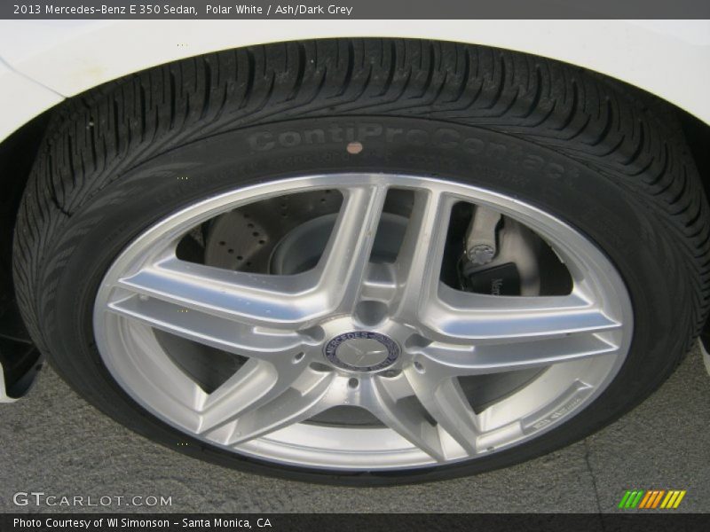 Polar White / Ash/Dark Grey 2013 Mercedes-Benz E 350 Sedan