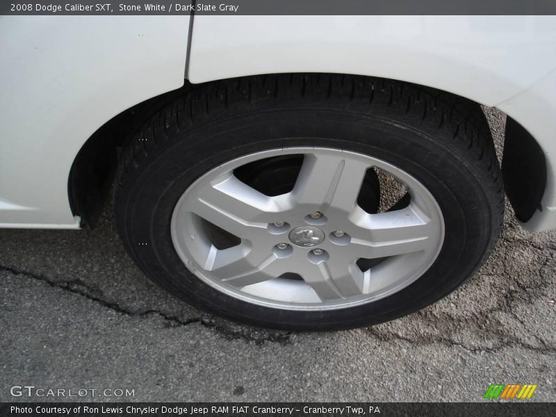 Stone White / Dark Slate Gray 2008 Dodge Caliber SXT