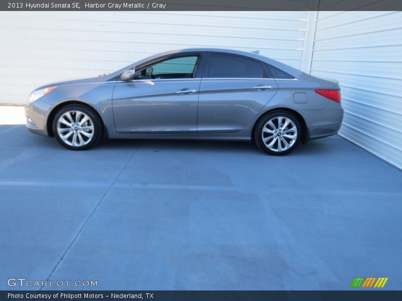 Harbor Gray Metallic / Gray 2013 Hyundai Sonata SE