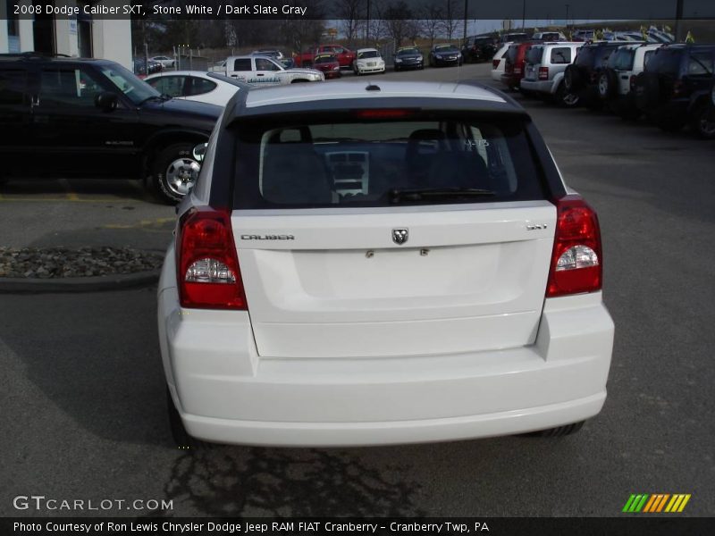 Stone White / Dark Slate Gray 2008 Dodge Caliber SXT