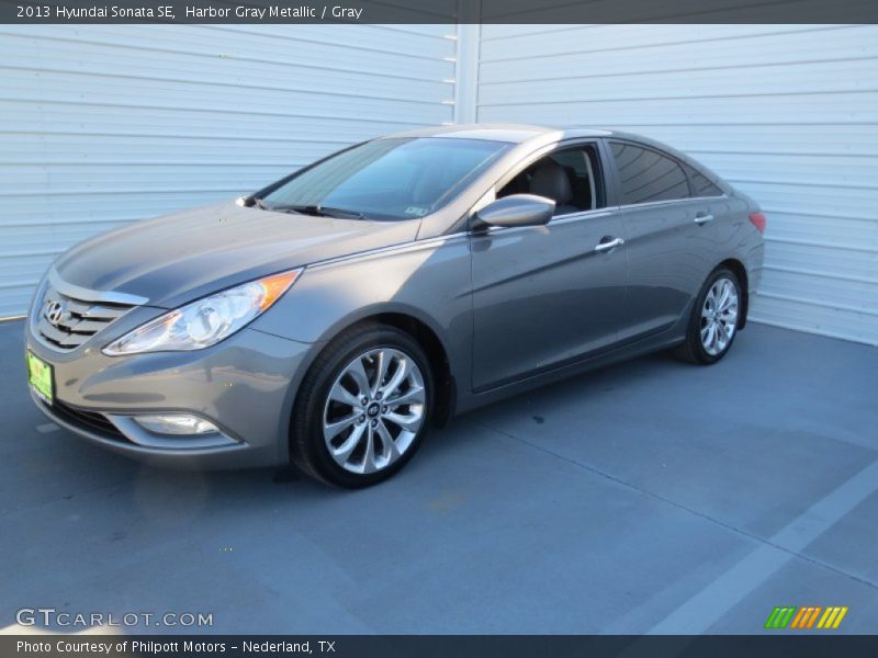 Harbor Gray Metallic / Gray 2013 Hyundai Sonata SE