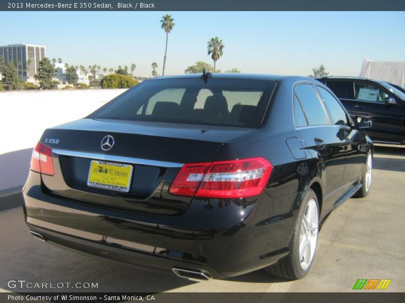 Black / Black 2013 Mercedes-Benz E 350 Sedan