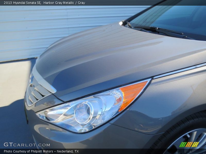 Harbor Gray Metallic / Gray 2013 Hyundai Sonata SE