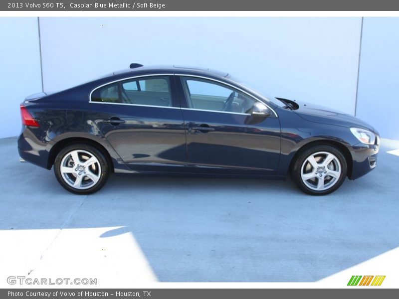 Caspian Blue Metallic / Soft Beige 2013 Volvo S60 T5