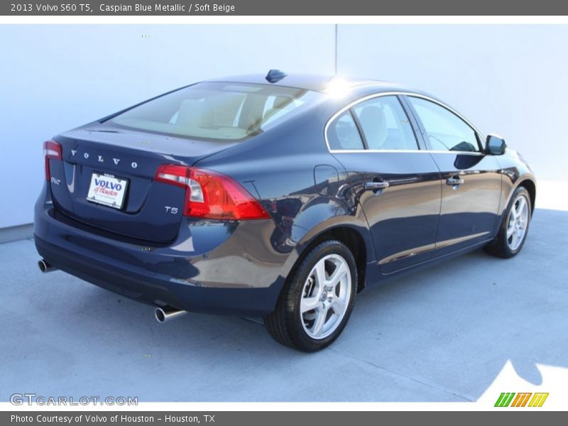 Caspian Blue Metallic / Soft Beige 2013 Volvo S60 T5