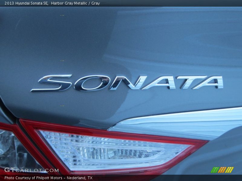 Harbor Gray Metallic / Gray 2013 Hyundai Sonata SE