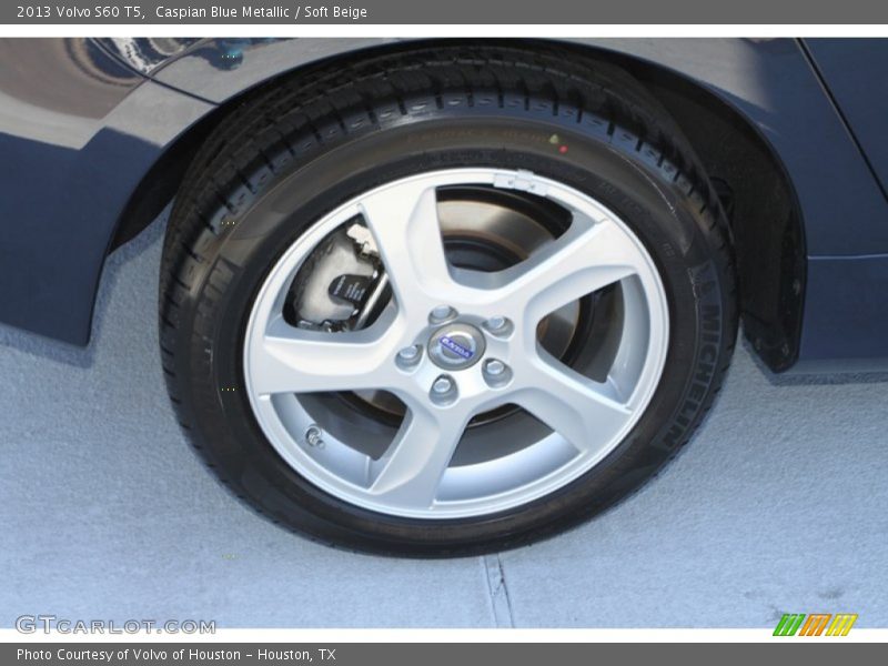 Caspian Blue Metallic / Soft Beige 2013 Volvo S60 T5