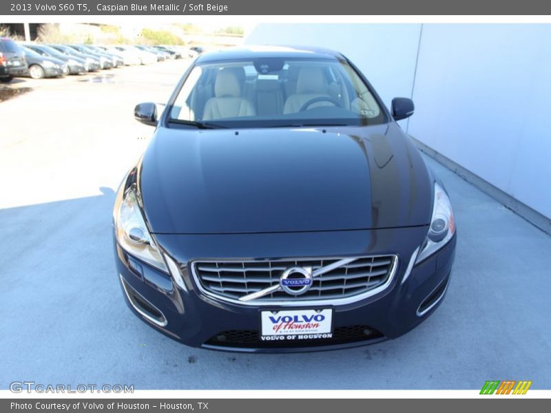 Caspian Blue Metallic / Soft Beige 2013 Volvo S60 T5