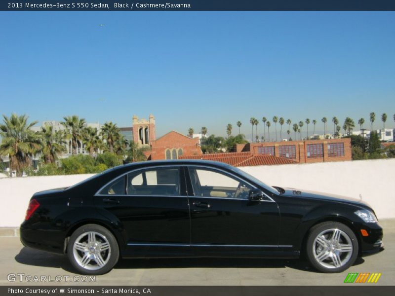Black / Cashmere/Savanna 2013 Mercedes-Benz S 550 Sedan