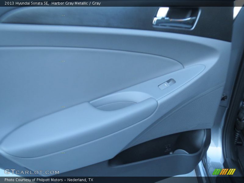 Harbor Gray Metallic / Gray 2013 Hyundai Sonata SE