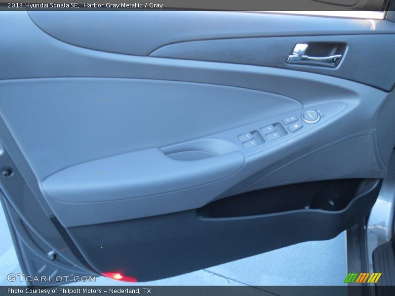 Harbor Gray Metallic / Gray 2013 Hyundai Sonata SE