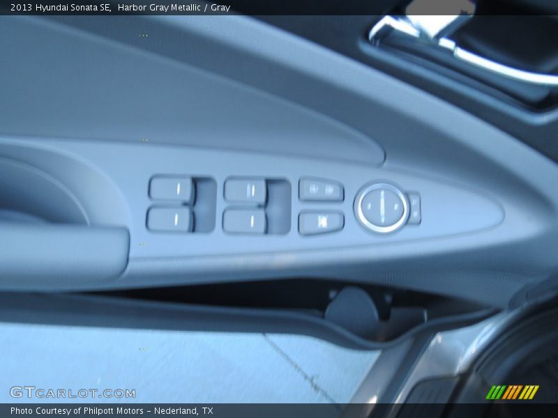 Harbor Gray Metallic / Gray 2013 Hyundai Sonata SE