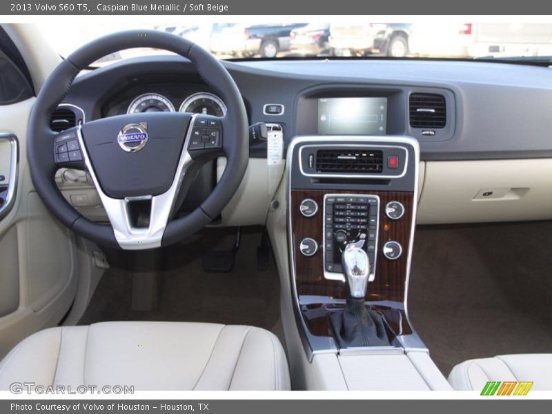 Caspian Blue Metallic / Soft Beige 2013 Volvo S60 T5