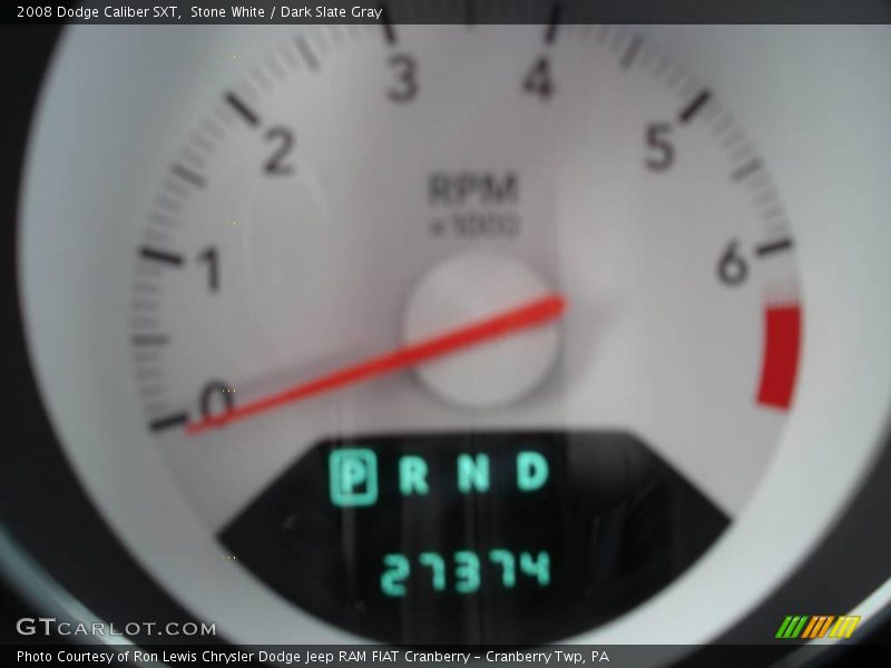 Stone White / Dark Slate Gray 2008 Dodge Caliber SXT
