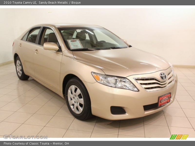 Sandy Beach Metallic / Bisque 2010 Toyota Camry LE